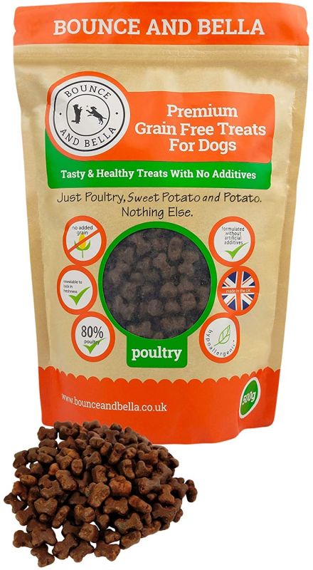 Bounce and Bella Grain Free Dog Training Treats - 800 Tasty & Healthy Treat Pack for sale