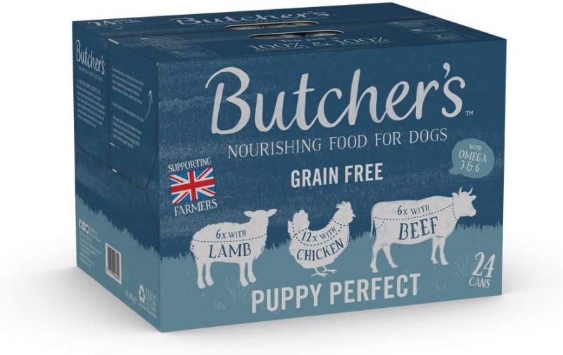 BUTCHER'S Puppy Wet Dog Food Cans Grain Free for sale